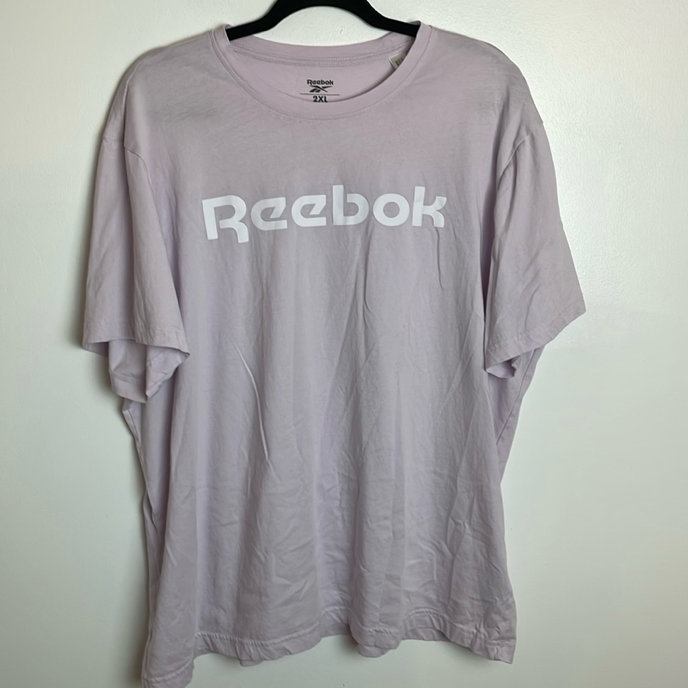 Women’s Reebok T-shirt Color Light Purple Size 2XL